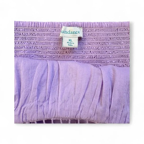 Sundance Lavender Smocked Top - Picture 5 of 5